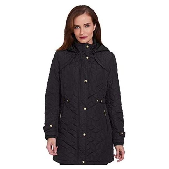 COPY - Weather Proof Womens Hooded Midweight Quilted Walker Jacket - Picture 1 of 2